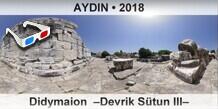 AYDIN Didymaion  Devrik Stun III