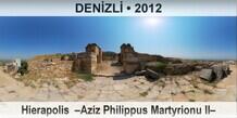 DENZL Hierapolis  Aziz Philippus Martyrionu II