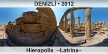 DENZL Hierapolis  Latrina