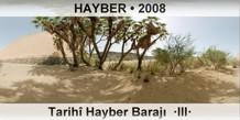 HAYBER Tarih Hayber Baraj  III
