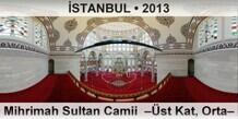 STANBUL Mihrimah Sultan Camii  st Kat, Orta