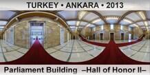TURKEY • ANKARA Parliament Building  –Hall of Honor II–
