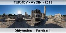 TURKEY • AYDIN Didymaion  –Portico I–