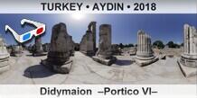 TURKEY • AYDIN Didymaion  –Portico VI–