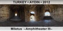 TURKEY • AYDIN Miletus  –Amphitheater III–