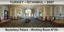 TURKEY • İSTANBUL Beylerbeyi Palace  –Working Room N°25–