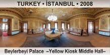 TURKEY • İSTANBUL Beylerbeyi Palace  –Yellow Kiosk Middle Hall–