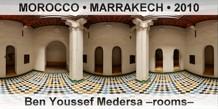 MOROCCO • MARRAKECH Ben Youssef Medersa –rooms–