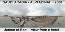 SAUDI ARABIA • AL-MADINAH Jannat al-Baqi  –View from a hotel–