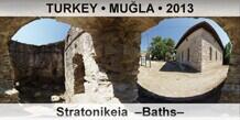 TURKEY • MUĞLA Stratonikeia  –Baths–