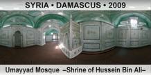 SYRIA • DAMASCUS Umayyad Mosque  –Shrine of Hussein Bin Ali–