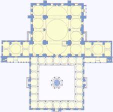 Bayezid Camii - plan