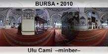 BURSA Ulu Cami  –Minber–