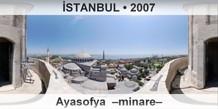 STANBUL Ayasofya  Minare