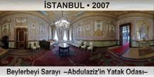 STANBUL Beylerbeyi Saray  Abdulaziz'in Yatak Odas