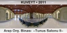 KUVEYT Arap Org. Binası  –Tunus Salonu II–