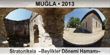 MULA Stratonikeia  Beylikler Dnemi Hamam