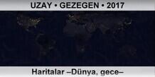 UZAY  GEZEGEN Haritalar Dnya, gece