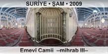 SURYE  AM Emev Camii  Mihrab III