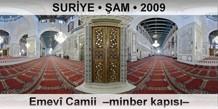 SURYE  AM Emev Camii  Minber kaps