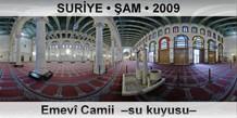 SURYE  AM Emev Camii  Su kuyusu