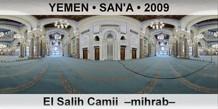 YEMEN  SAN'A El Salih Camii  Mihrab