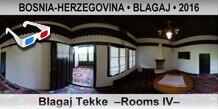 BOSNIA-HERZEGOVINA • BLAGAJ Blagaj Tekke  –Rooms IV–