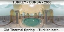 TURKEY â€¢ BURSA Old Thermal Spring  â€“Turkish bathâ€“