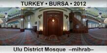 TURKEY â€¢ BURSA Ulu District Mosque  â€“Mihrabâ€“