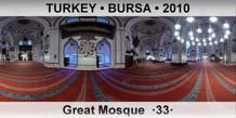 TURKEY â€¢ BURSA Great Mosque  Â·33Â·
