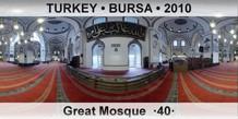 TURKEY â€¢ BURSA Great Mosque  Â·40Â·