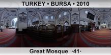 TURKEY â€¢ BURSA Great Mosque  Â·41Â·
