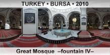 TURKEY â€¢ BURSA Great Mosque  â€“Fountain IVâ€“