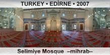 TURKEY â€¢ EDÄ°RNE Selimiye Mosque  â€“Mihrabâ€“