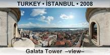 TURKEY â€¢ Ä°STANBUL Galata Tower  â€“Viewâ€“