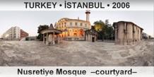 TURKEY â€¢ Ä°STANBUL Nusretiye Mosque  â€“Courtyardâ€“