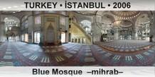 TURKEY â€¢ Ä°STANBUL Blue Mosque  â€“Mihrabâ€“