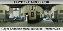 EGYPT â€¢ CAIRO Gayer Anderson Museum House  â€“Winter Qa'aâ€“