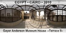 EGYPT â€¢ CAIRO Gayer Anderson Museum House  â€“Terrace IIâ€“