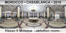 MOROCCO â€¢ CASABLANCA Hassan II Mosque  â€“Ablution roomâ€“