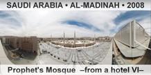 SAUDI ARABIA • AL-MADINAH Prophet's Mosque  –From a hotel VI–